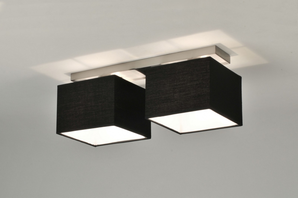Stropní designové černé svítidlo Anders Black II