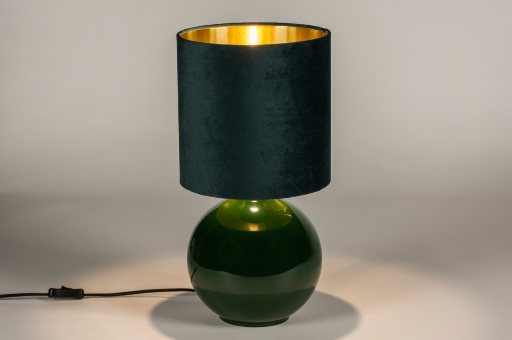 Stolní designová lampa Carminna Green
