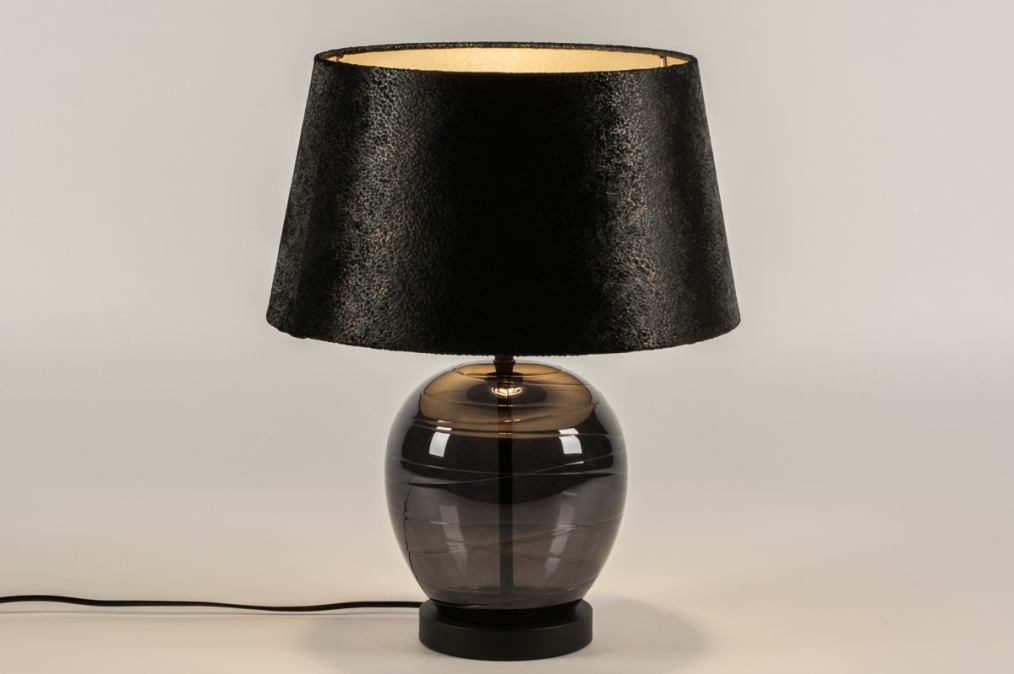 Stolní designová lampa Eleon Nero 50