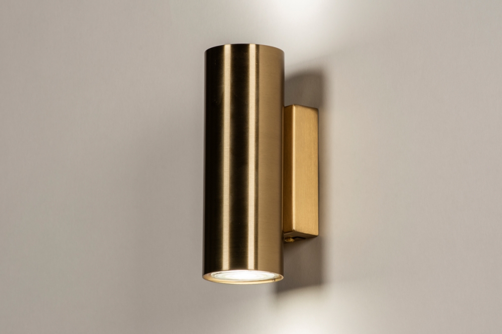 Nástěnné designové svítidlo Teramo Gold