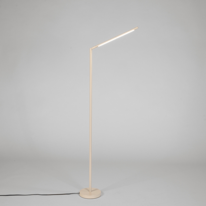 Stojací designová LED lampa Noviarro Nuo Taupe