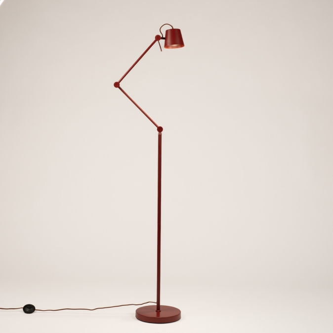 Stojací designová lampa Snap Fosca Red Mini