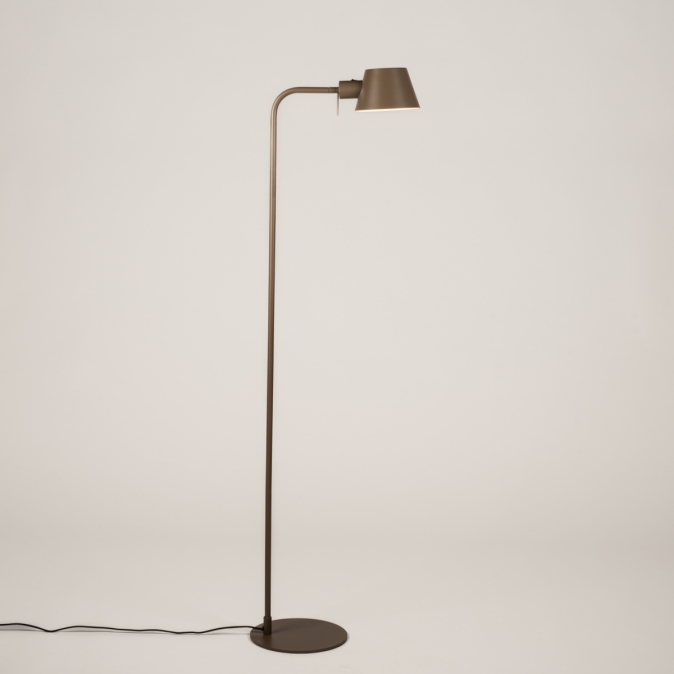 Stojací designová lampa Sabre Dark Taupe